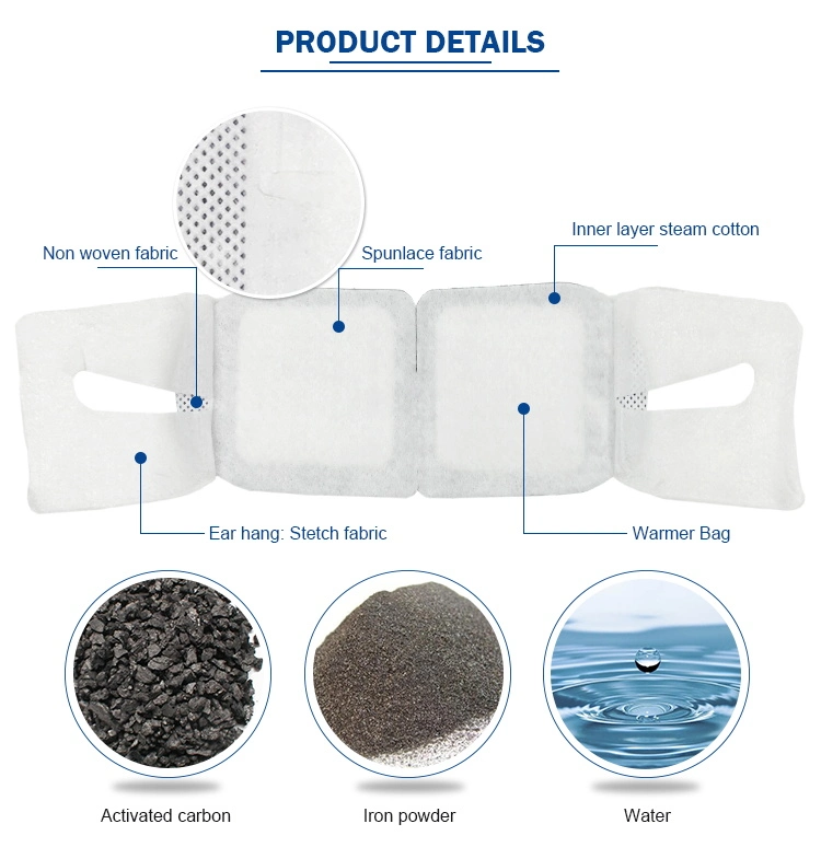 Basic Customization Product Self Heating Warmer Pad Disposable Sleeping Steam Eye Mask